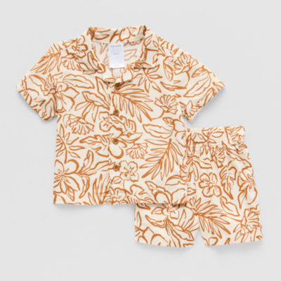 Okie Dokie Baby Boys 2-pc. Short Set