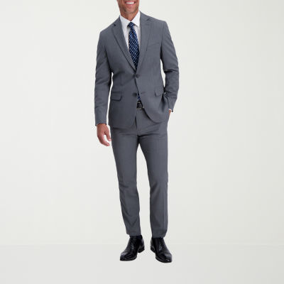 Haggar JMH 4 Way Stretch Ultra Mens Stretch Fabric Super Slim Fit Flat Front Suit Pant