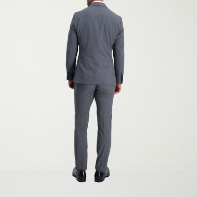 Haggar JMH 4 Way Stretch Ultra Mens Stretch Fabric Super Slim Fit Flat Front Suit Pant