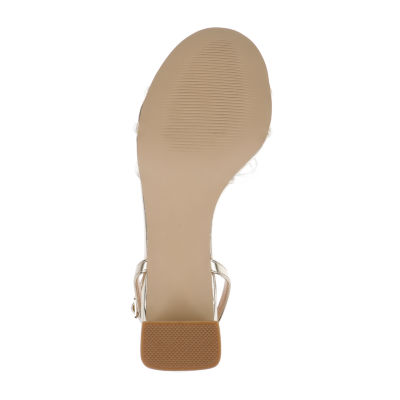 American Glamour Badgley Mischka Womens Maeve Heeled Sandals