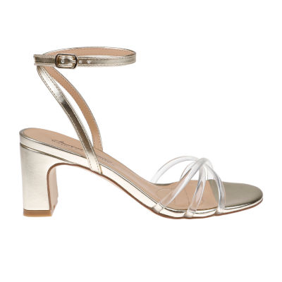 American Glamour Badgley Mischka Womens Maeve Heeled Sandals