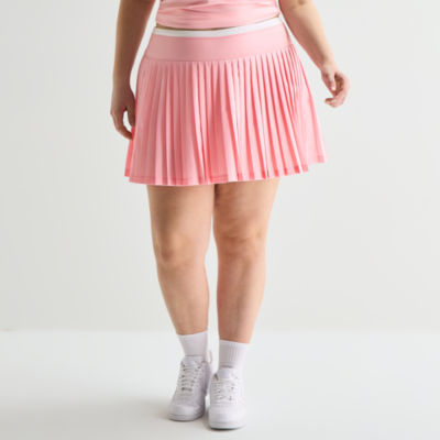 Xersion Pleated Womens 5" High Rise Plus Skort