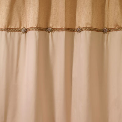 Avanti® Braided Medallion Shower Curtain