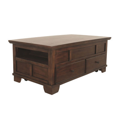 Signature Design by Ashley® Gately 2-Drawer Lift-Top Coffee Table