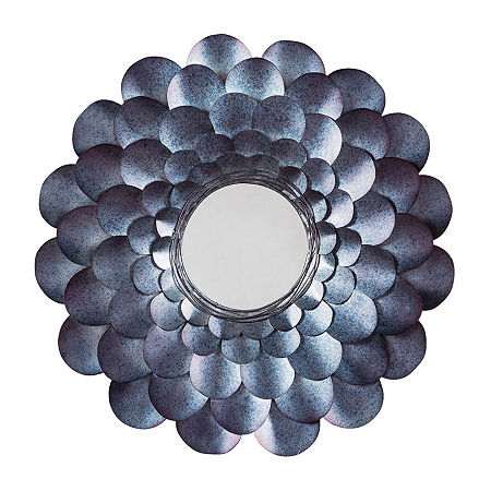 Signature Design by Ashley Deunoro Wall Mount Wall Mirror, One Size, Blue -  77447160018
