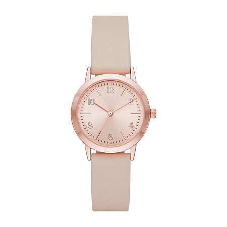 Womens Pink Strap Watch Fmdjo191, One Size