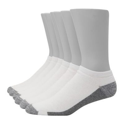 Hanes Ultimate Mens Multi-Pack 6 Pair Low Cut Socks