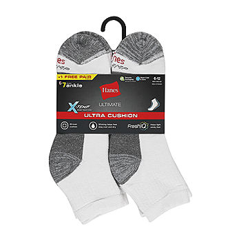 Hanes Ultimate Mens Socks, 8-pair Hanes Ultimate Men S 8 Pack Ultra Cushion  FreshIQ Odor Control