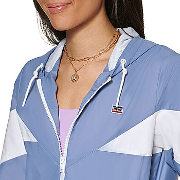 Levi's Hooded Water Resistant Lightweight Raincoat, Color: Country Blue -  JCPenney