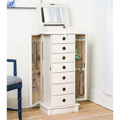 Jewelry armoire deals white