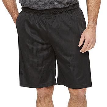 Xersion Medium Black Neon Green Basketball Long Shorts Pockets & Drawstring  EUC