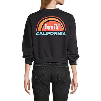 Levi's® Women's Vintage Crew Neck Long Sleeve Sweatshirt, Color: Sunshine  Caviar - JCPenney