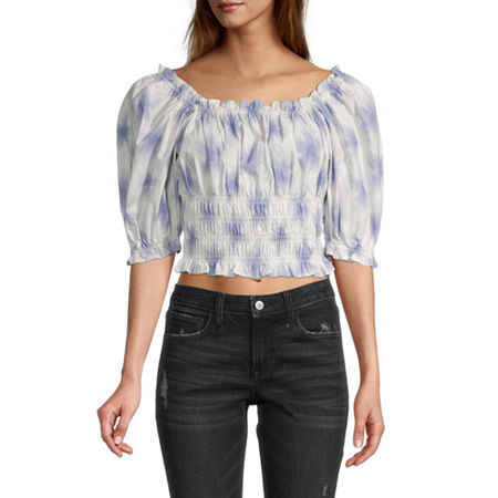  Levi's Women's Tilly Square Neck Elbow Sleeve Blouse