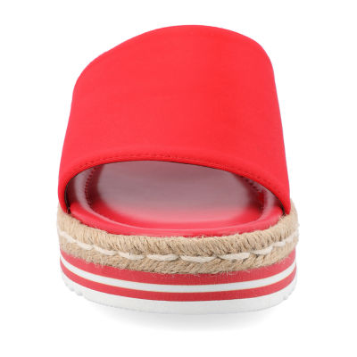 Journee Collection Womens Rosey Slide Sandals