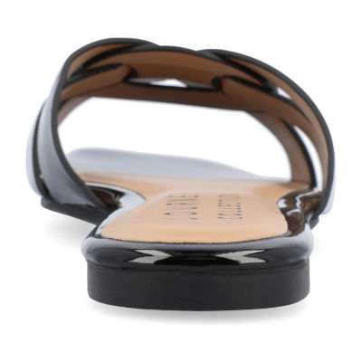 Journee Collection Womens Arrina Flat Sandals