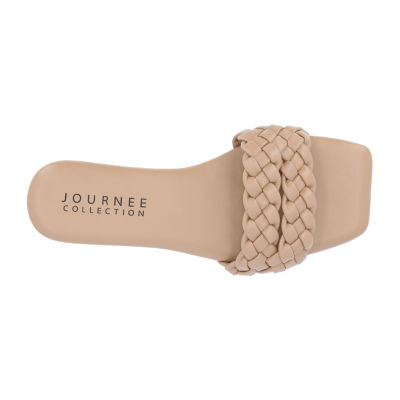 Journee Collection Womens Sawyerr Slide Sandals