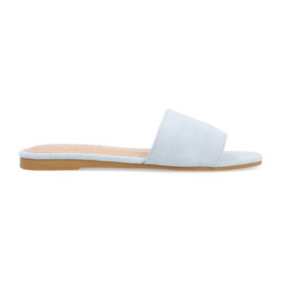 Journee Collection Womens Kolinna-Wd Flat Sandals Wide Width