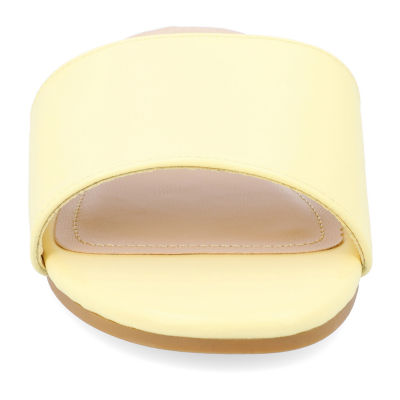 Journee Collection Womens Kolinna-Wd Flat Sandals Wide Width