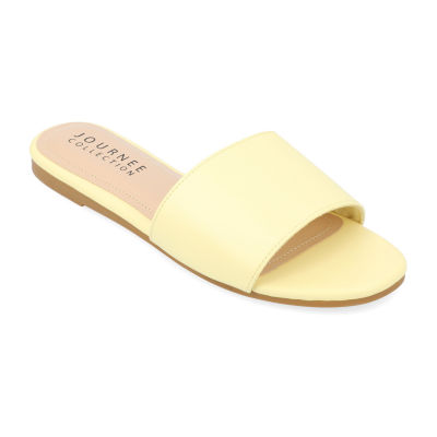 Journee Collection Womens Kolinna-Wd Flat Sandals Wide Width