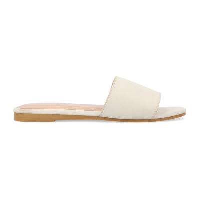 Journee Collection Womens Kolinna-Wd Flat Sandals Wide Width