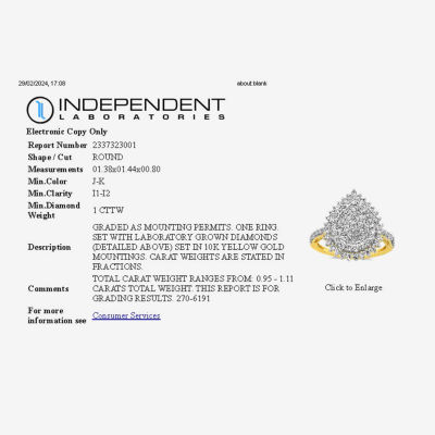 (J-K / I1-I2) Womens 1 CT.T.W. Lab-Grown Diamond 10K Gold Pear Halo SIde Stone Cocktail Ring