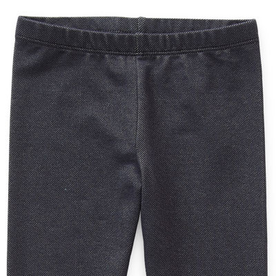 Okie Dokie Toddler Girls Full Length Cotton Leggings