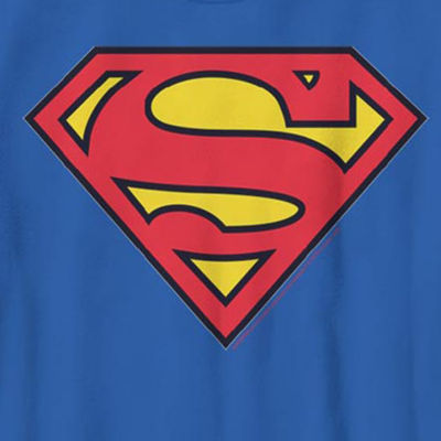 Little & Big Boys Crew Neck Short Sleeve Superman Graphic T-Shirt