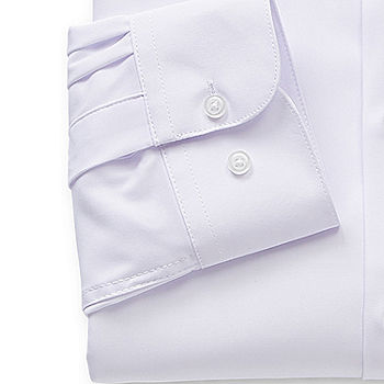 Van Heusen Mens French Blue Flex Collar Long Sleeve Button-Up Shirt 15.5  32/33 