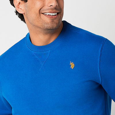 U.S. Polo Assn. Luxury Mens Embroidered Crew Neck Long Sleeve Sweatshirt