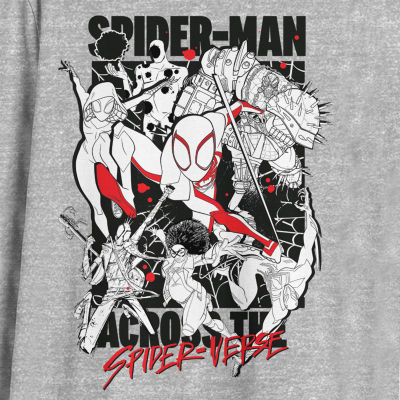 Big and Tall Mens Crew Neck Short Sleeve Regular Fit Spiderman Graphic T-Shirt