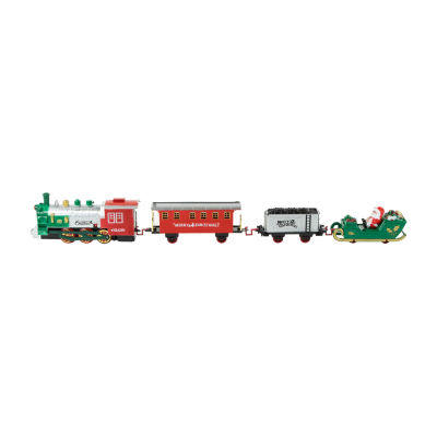 Northlight 36 Pc Battery Operated Lighted And Animated Train Set With Raised Track And Sound Christmas Tabletop Decor