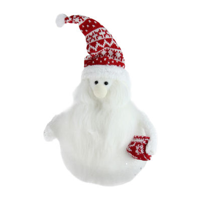 Northlight 9.25in Red And White Nordic Noah Santa  Christmas Tabletop Decor Christmas Gnome