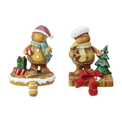 Northlight Holiday Gingerbread 5.25in Christmas Stocking Holder