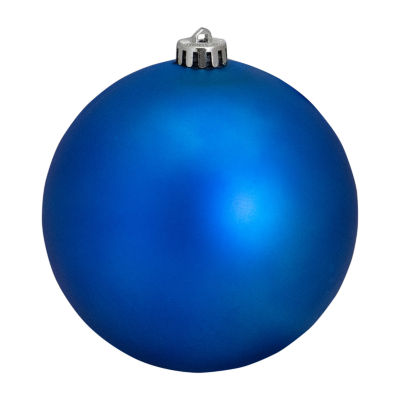 Lavish Blue Shatterproof Matte Christmas Ball Ornament 6'' (150mm)