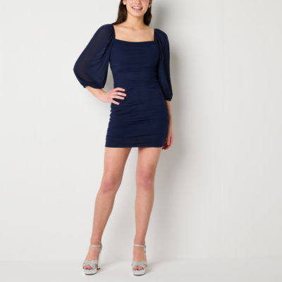 Speechless Juniors 3/4 Sleeve Bodycon Dress | Hawthorn Mall