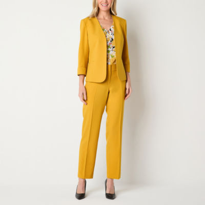 Black Label by Evan-Picone Womens Straight Fit Suit Pants