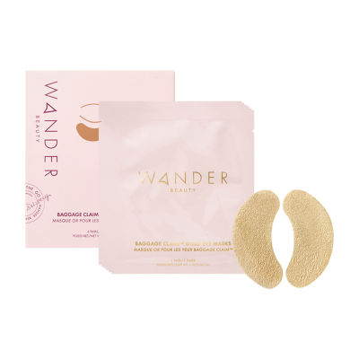 Wander Beauty Baggage Claim Eye Masks Gold