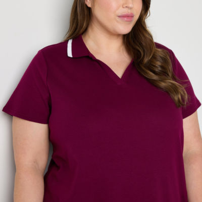 Liz Claiborne Short Sleeve T-Shirt Dress Plus