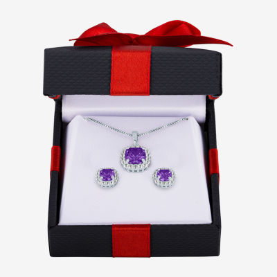 Gemstone Sterling Silver 2-pc. Jewelry Set