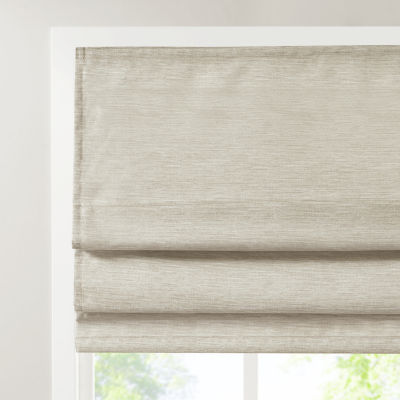 Madison Park Leighton Energy Saving Cordless Room Darkening Roman Shade