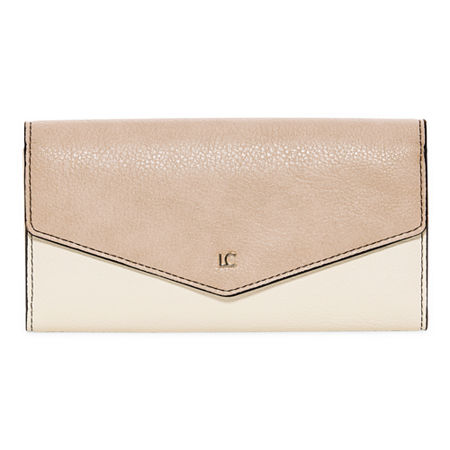 Liz Claiborne Envelope Clutch Womens Wallet, One Size, Beige