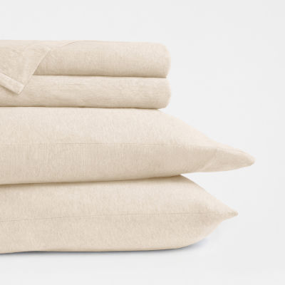 Casual Comfort Jersey Knit Deep Pocket Sheet Set