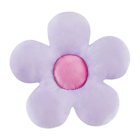 INK+IVY Kids Purple Flower Throw Pillow, One Size, Purple