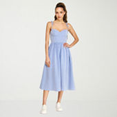 premier amour womens sleeveless floral midi fit flare dress Red and White Floral Maxi Dress | Premier Amour main image 0