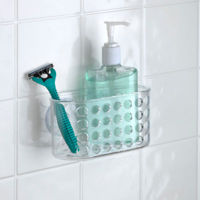 Kennedy International Clear Suction Bath Basket