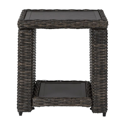 Signature Design by Ashley® Grasson Lane Weather Resistant Patio Side Table