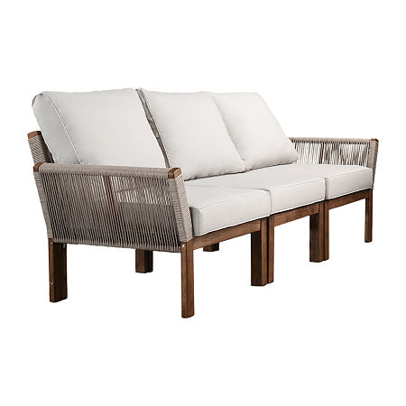 Nashcal Outdoor 3-Seater Sofa, One Size, White