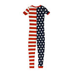 Americana Family Little & Big Unisex Short Sleeve One Piece Pajama