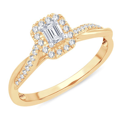 Womens / CT. T.W. Natural White Diamond 10K Gold Engagement Ring