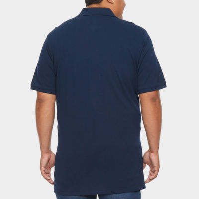 St. John's Bay Premium Stretch Big and Tall Mens Classic Fit Short Sleeve Polo Shirt